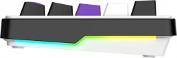 Клавіатура дротова Hator Hellyberry HK60 Mechanical Linear RGB USB (HK60) White/Violet  - фото 4 - інтернет-магазин електроніки та побутової техніки TTT