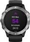 Годинник Garmin Fenix 6 Silver with Black Band (010-02158-00) - фото 4 - інтернет-магазин електроніки та побутової техніки TTT