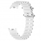 Ремешок BeCover Wave Style для Xiaomi Mi Smart Band 8 / 9 / 10 (714362) White - фото 3 - интернет-магазин электроники и бытовой техники TTT