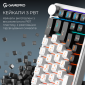Клавіатура бездротова GamePro Asgard Valhalla MK210W Pro 65% RGB Wireless/Bluetooth/USB White - фото 6 - інтернет-магазин електроніки та побутової техніки TTT