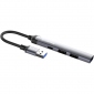 USB-хаб ColorWay USB-A - 2xUSB-A 2.0 USB-A 3.0 USB-C (CW-HUB05) Dark Grey - фото 2 - интернет-магазин электроники и бытовой техники TTT