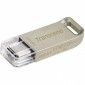 USB флеш накопитель Transcend 16 GB JetFlash 850 Type-C Metal (TS16GJF850S) - фото 3 - интернет-магазин электроники и бытовой техники TTT