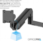 Настольное крепление для монитора Officepro MAH751B  - фото 3 Настольное крепление для монитора Officepro MAH751B  - фото 3 - интернет-магазин электроники и бытовой техники TTT