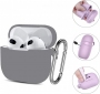 Чохол Silicon BeCover для Apple AirPods (3nd Gen) (707180) Gray - фото 3 - інтернет-магазин електроніки та побутової техніки TTT