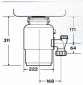 Подрібнювач харчових відходів N-SINK-ERATOR Evolution 150 - фото 3 - інтернет-магазин електроніки та побутової техніки TTT