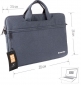 Сумка для ноутбука ColorWay Casual 13.3'' (CW-LBC133-NV) Navy  - фото 5 - интернет-магазин электроники и бытовой техники TTT
