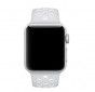 Ремінець Nike Silicon Sport Band for Apple Watch 38mm Silver/White - фото 2 - інтернет-магазин електроніки та побутової техніки TTT