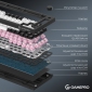 Клавиатура беспроводная GamePro Asgard Valhalla QLAB Sakura Switch RGB Bluetooth/Wireless/USB-C (MK160-B-QS-PRO) Black  - фото 5 - интернет-магазин электроники и бытовой техники TTT