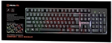 Клавіатура дротова Real-El Comfort 7011 Backlit USB (EL123100043) Back - фото 9 - інтернет-магазин електроніки та побутової техніки TTT