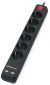 Сетевой фильтр Real-El RS-6 Protect USB 5m Black - фото 3 - интернет-магазин электроники и бытовой техники TTT