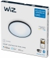 Умный потолочный светильник WiZ SuperSlim Ceiling 16W 2700-6500K Wi-FI Black - фото 2 - интернет-магазин электроники и бытовой техники TTT