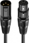 Кабель CABLETIME мікрофонний PRO XLR Microphone Cable 3P XLR Male to Female 2 м (CF24L) - фото 2 - інтернет-магазин електроніки та побутової техніки TTT