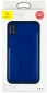Накладка Baseus Card Pocket Series For iPhone X/Xs  (WIAPIPH8-KA15) Dark Blue - фото 4 - интернет-магазин электроники и бытовой техники TTT