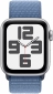 Apple Watch SE (2023) GPS 40mm Silver Aluminium Case with Winter Blue Sport Loop (MRE33QP/A) - фото 2 - интернет-магазин электроники и бытовой техники TTT