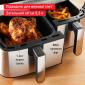 Мультипіч TEFAL Dual Easy Fry&Grill Air Fryer EY905D10 - фото 9 - інтернет-магазин електроніки та побутової техніки TTT