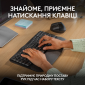Клавіатура бездротова Logitech Wave Keys Bluetooth/Wireless (920-012304) Black  - фото 3 - інтернет-магазин електроніки та побутової техніки TTT