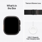 Apple Watch Ultra 3 GPS + Cellular 49mm Black Titanium Case with Black Titanium Milanese Loop - S (MF1N4QP/A) - фото 3 - интернет-магазин электроники и бытовой техники TTT