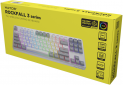 Клавіатура бездротова Hator Rockfall 3 Mecha TKL QMK/VIA Orange Wireless (HTK851UA) White  - фото 6 - інтернет-магазин електроніки та побутової техніки TTT