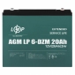 Аккумуляторная батарея LogicPower LP 6-DZM-20 Ah (LP5438) - фото 5 - интернет-магазин электроники и бытовой техники TTT