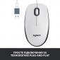 Миша Logitech M100 USB (910-006764) White  - фото 3 - інтернет-магазин електроніки та побутової техніки TTT