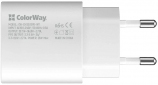 Мережевий зарядний пристрій ColorWay Power Delivery Port PPS USB Type-C (25W) (CW-CHS033PD-WT) White - фото 2 - інтернет-магазин електроніки та побутової техніки TTT