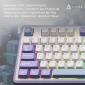 Клавиатура беспроводная Ajazz AK980 V2 Gift Switch V2 Wireless/Bluetooth/USB (AK980-V2-G-PWB) White-Blue - фото 2 - интернет-магазин электроники и бытовой техники TTT