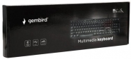 Клавиатура проводная Gembird KB-MCH-03-UA USB Black  - фото 3 - интернет-магазин электроники и бытовой техники TTT