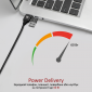 USB-хаб Promate PentaPower USB-C/USB-А to USB-C/microUSB/Lightning 1.2 м (pentapower.black) Black  - фото 3 - інтернет-магазин електроніки та побутової техніки TTT
