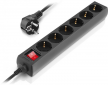 Мережевий фільтр Real-El RS-6 Protect M 5 м (EL122300036) Black  - фото 2 - інтернет-магазин електроніки та побутової техніки TTT