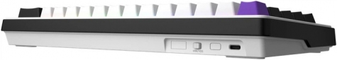 Клавіатура дротова Hator Hellyberry HK60 Mechanical Linear RGB USB (HK60) White/Violet  - фото 3 - інтернет-магазин електроніки та побутової техніки TTT
