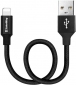Кабель ColorWay USB — Apple Lightning 2.4 А 25 см (CW-CBUL048-BK) Black - фото 4 - інтернет-магазин електроніки та побутової техніки TTT