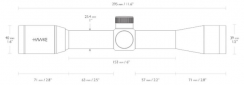 Прицел оптический Hawke Vantage 4x32 сетка Mil Dot - фото 2 - интернет-магазин электроники и бытовой техники TTT