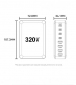 Мережевий зарядний пристрій ESSAGER Engine 320W GaN table charge 4C+4A (EZC320W-QJB0G-Z) Black  - фото 4 - інтернет-магазин електроніки та побутової техніки TTT