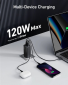 Сетевое зарядное устройство Anker PowerPort 737 GaNPrime - 120W 2xPD & 1xPIQ PPS/DPDS (A2148313) - фото 2 - интернет-магазин электроники и бытовой техники TTT