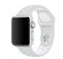 Ремінець Nike Silicon Sport Band for Apple Watch 38mm Silver/White - фото 3 - інтернет-магазин електроніки та побутової техніки TTT
