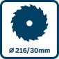 Пила торцювальна Bosch Professional GCM 216 (0601B33000) - фото 6 - інтернет-магазин електроніки та побутової техніки TTT