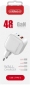 Сетевое зарядное устройство Intaleo 48W GaN USB-C PD 3.0 + USB-A QC 3.0 (TCGQPD482) White - фото 2 - интернет-магазин электроники и бытовой техники TTT