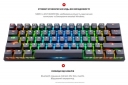 Клавиатура беспроводная Motospeed СK62, RGB, BT, USB ENG, UKR, RUS Outemu Blue (mtck62bmb) Black  - фото 2 - интернет-магазин электроники и бытовой техники TTT