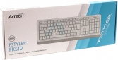 Клавиатура проводная A4Tech Fstyler FKS10 White  - фото 3 - интернет-магазин электроники и бытовой техники TTT