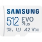 Карта памяти Samsung Evo Plus microSDXC 512GB UHS-I U3 V30 + SD-адаптер (MB-MC512SA/EU) - фото 2 - интернет-магазин электроники и бытовой техники TTT