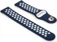 Ремешок BeCover Nike Style для Nokia / Withings Steel / Steel HR (BC_705770) Blue-White - фото 3 - интернет-магазин электроники и бытовой техники TTT