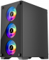 Корпус 1stPlayer X2-M-BK-4F1 Black - фото 4 - интернет-магазин электроники и бытовой техники TTT