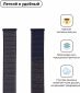 Ремінець Armorstandart Nylon Band для Apple Watch All Series 38/40 mm (ARM55847) Midnight Blue - фото 2 - інтернет-магазин електроніки та побутової техніки TTT