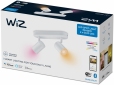 Умный накладной точечный светильник WiZ IMAGEO Spots 2x5W 2200-6500K RGB Wi-Fi White - фото 2 - интернет-магазин электроники и бытовой техники TTT