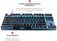 Клавіатура бездротова Motospeed GK82 Outemu Blue USB/Wireless (mtgk82bmb) Black - фото 7 - інтернет-магазин електроніки та побутової техніки TTT