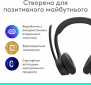 Навушники Logitech ZONE 300 Bluetooth (981-001407) Graphite  - фото 7 - інтернет-магазин електроніки та побутової техніки TTT