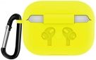 Чохол для навушників BeCover Silicon Protection для Apple AirPods Pro (704506) Yellow - фото 2 - інтернет-магазин електроніки та побутової техніки TTT