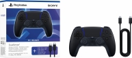 Беспроводной геймпад Sony PlayStation Dualsense BT Midnight Black (USB-C кабель) для PlayStation 5, ПК, Mac (1000051651) - фото 5 - интернет-магазин электроники и бытовой техники TTT