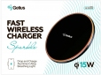 Беспроводное зарядное устройство Gelius Pro Sparkle Wireless Charger 15W GP-WC003 (2099900874000) Black - фото 3 - интернет-магазин электроники и бытовой техники TTT