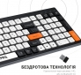 Клавіатура бездротова OfficePro SK985BO Bluetooth/Wireless Black/White - фото 8 - інтернет-магазин електроніки та побутової техніки TTT